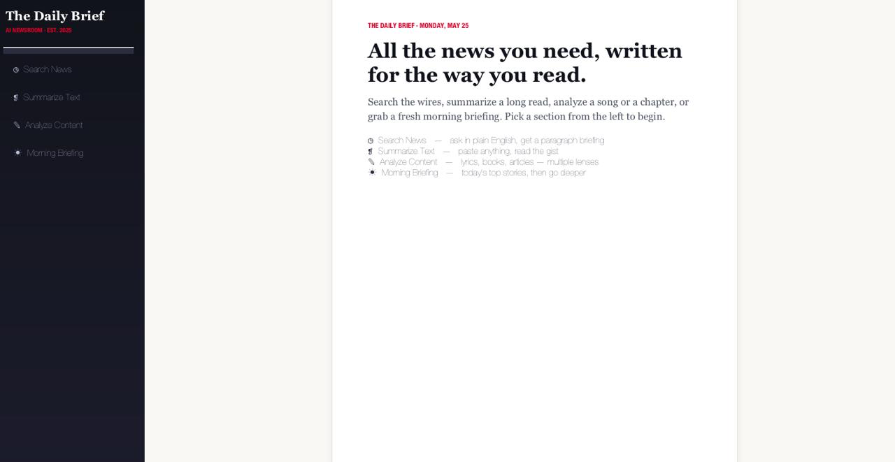 AI News — Home